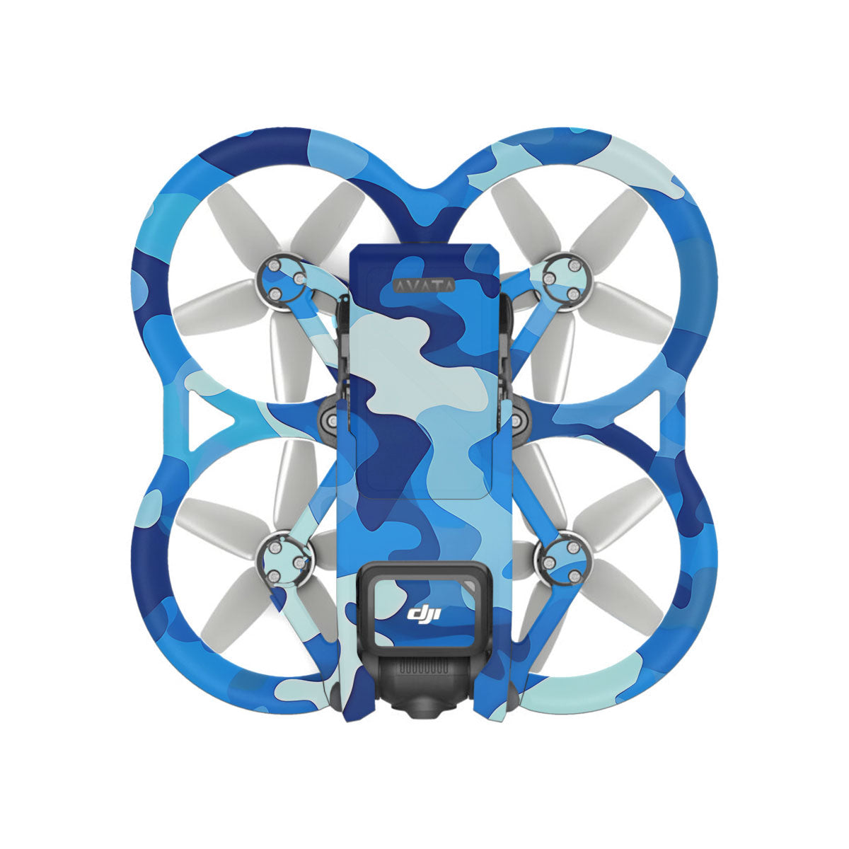 Arctic Blue Camo Pattern DJI Avata Drone Skin