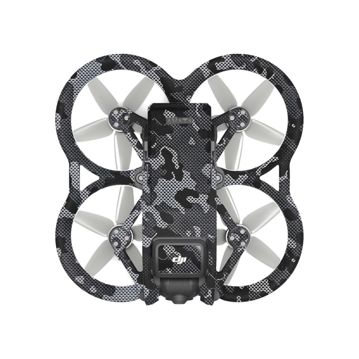 Stealth Grey Camo DJI Avata Drone Skin