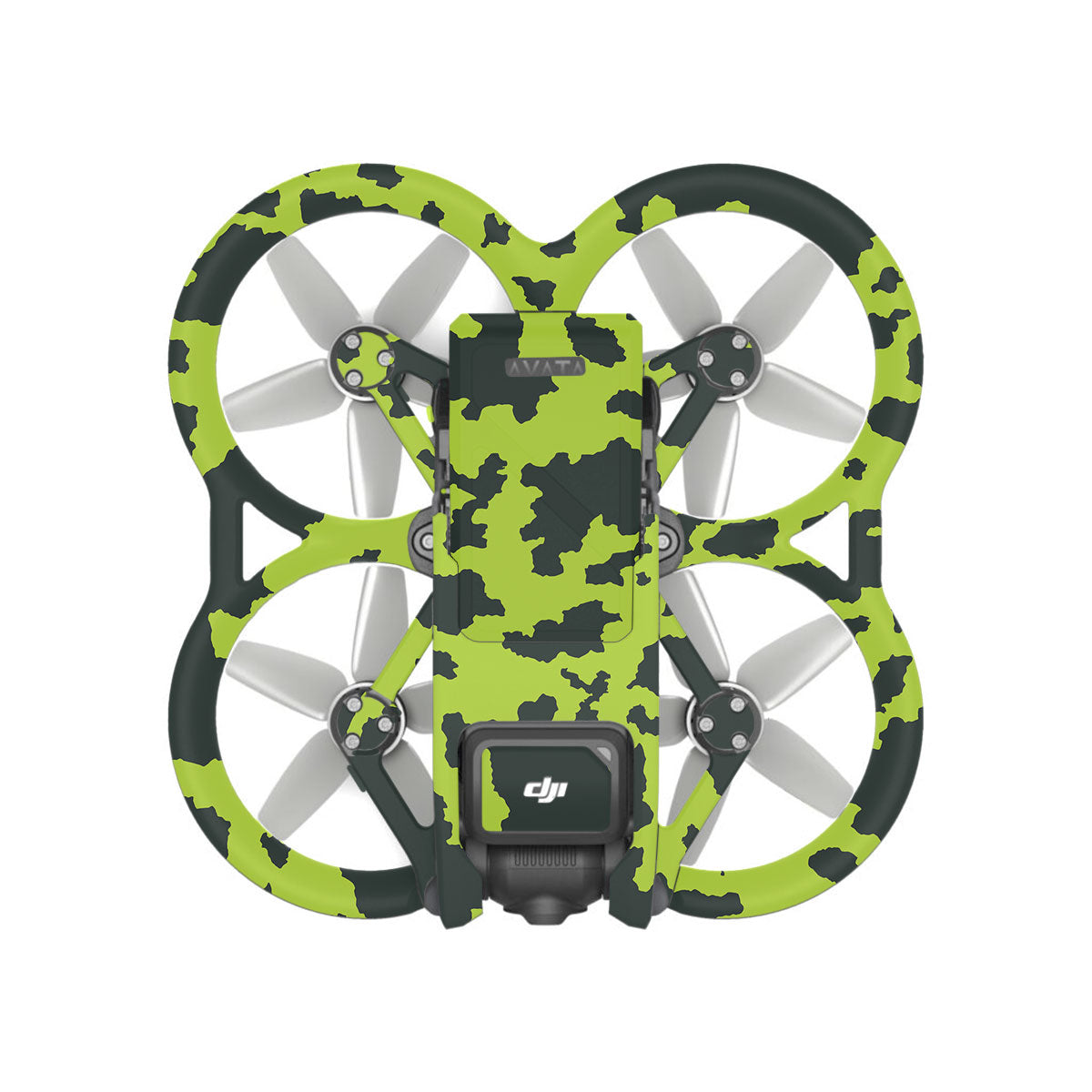 Neon Green Splatter DJI Avata Drone Skin