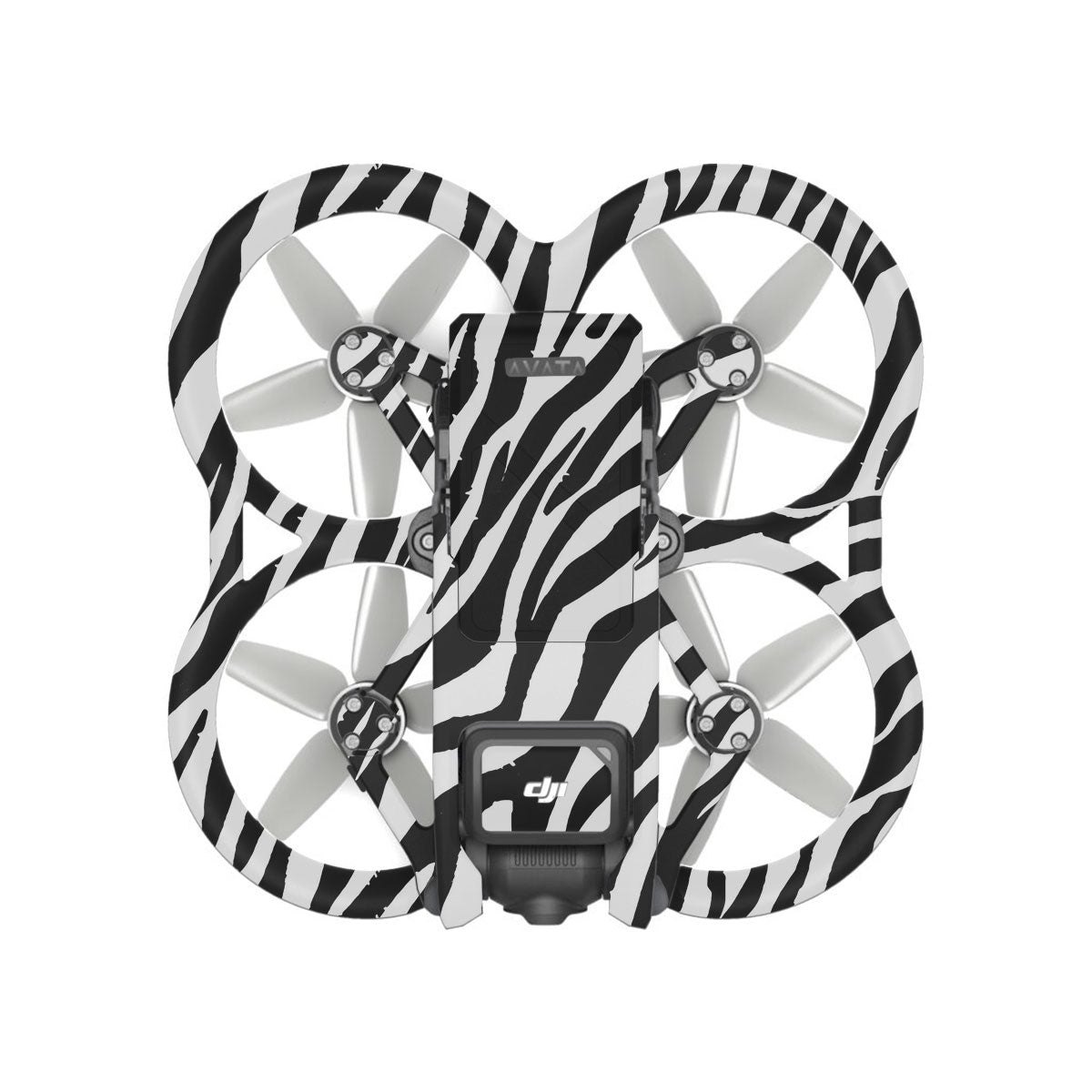 Classic Zebra Stripes DJI Avata Drone Skin