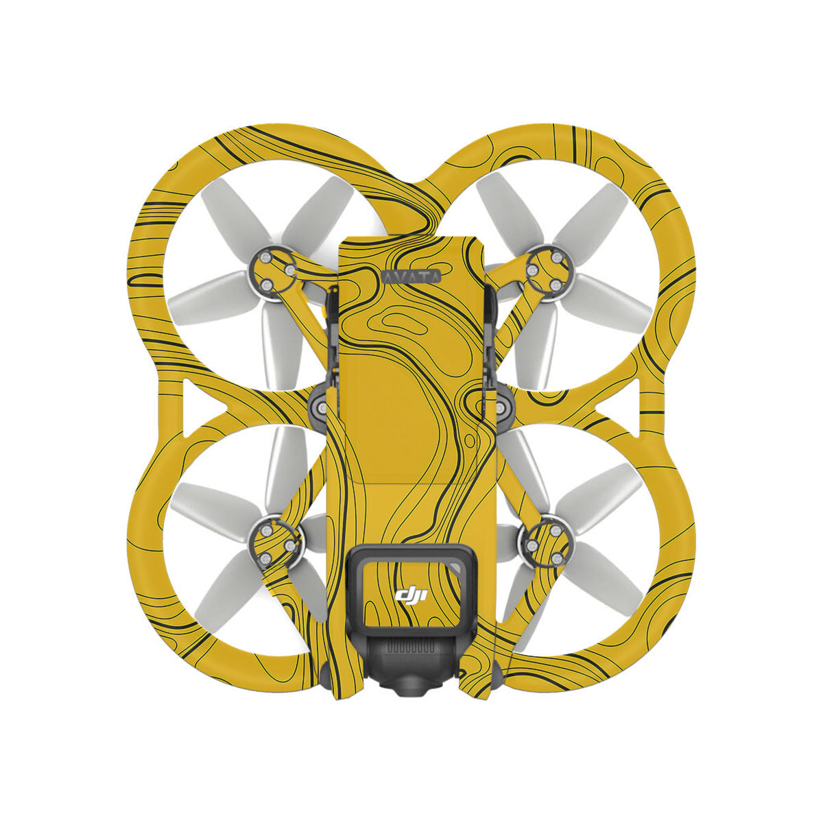 Topographic Map Pattern DJI Avata Drone Skin