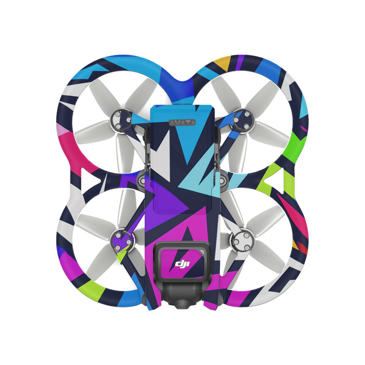 Bold Geometric Pop DJI Avata Drone Skin