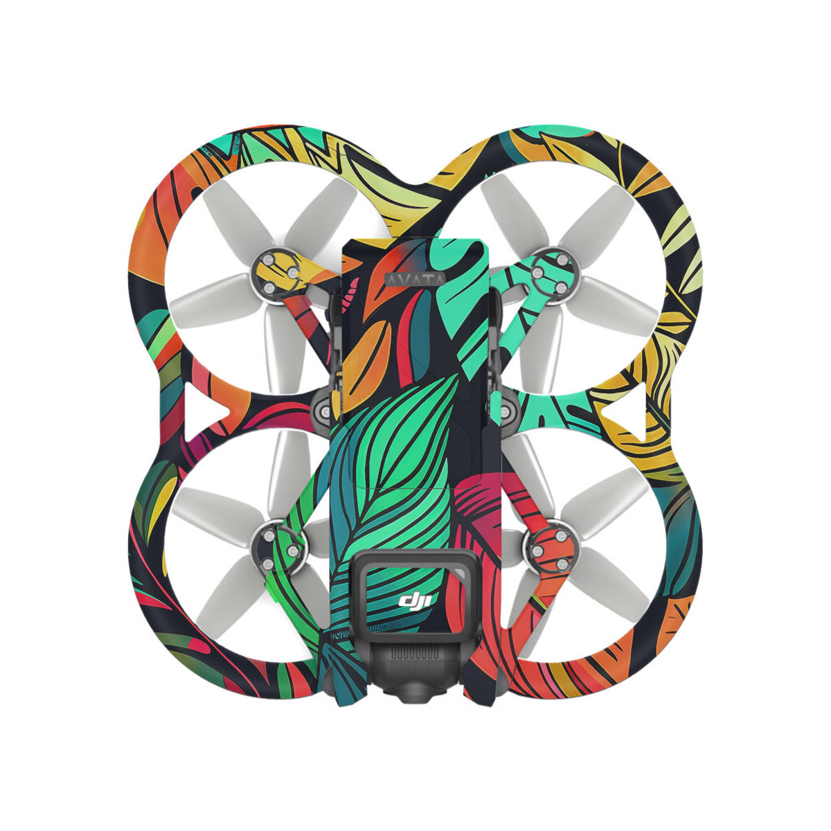 Tropical Jungle Leaves DJI Avata Drone Skin