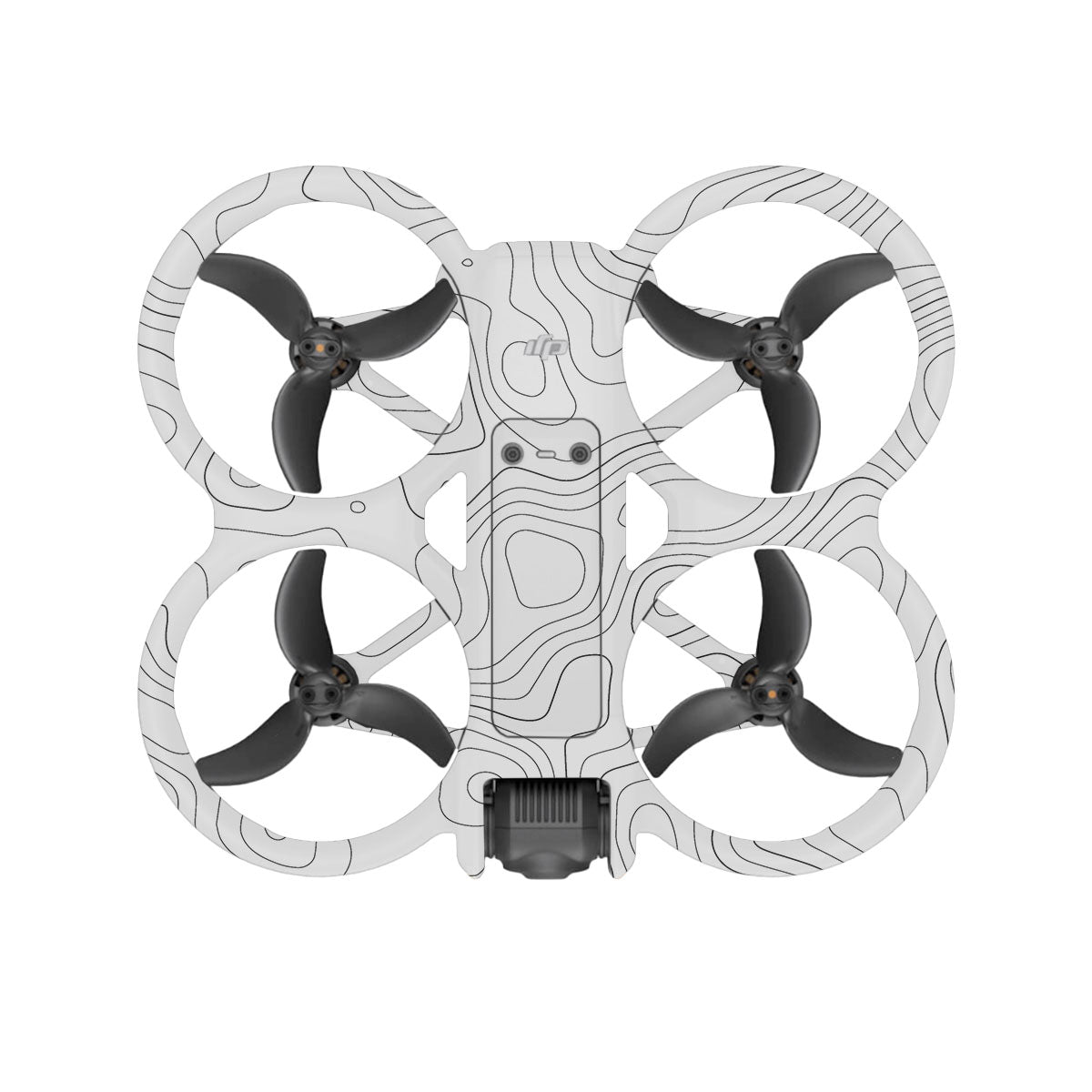 White Contour Design DJI Avata 2 Drone Skin