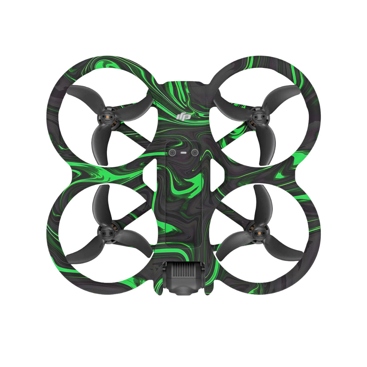 Green Liquid Pattern DJI Avata 2 Drone Skin