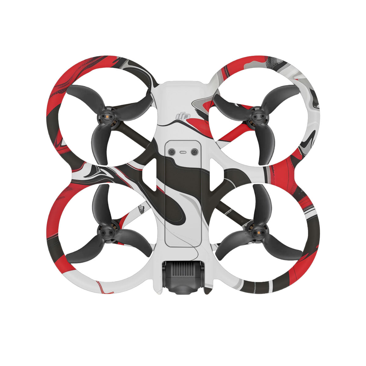 Scarlet and White Motion DJI Avata 2 Drone Skin