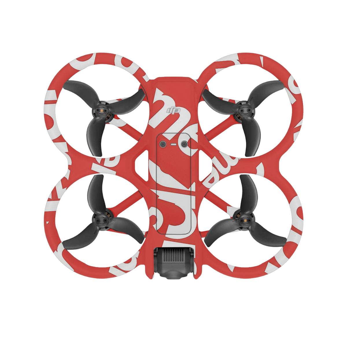 Supreme Red DJI Avata 2 Drone Skin