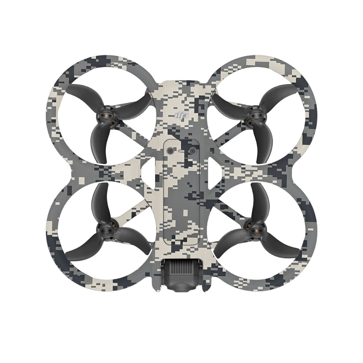 Grey Black Pixel DJI Avata 2 Drone Skin