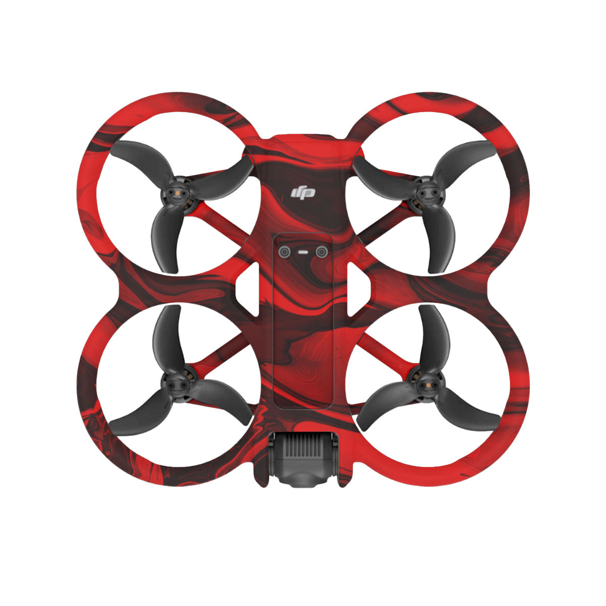 Red Lava Flow DJI Avata 2 Drone Skin