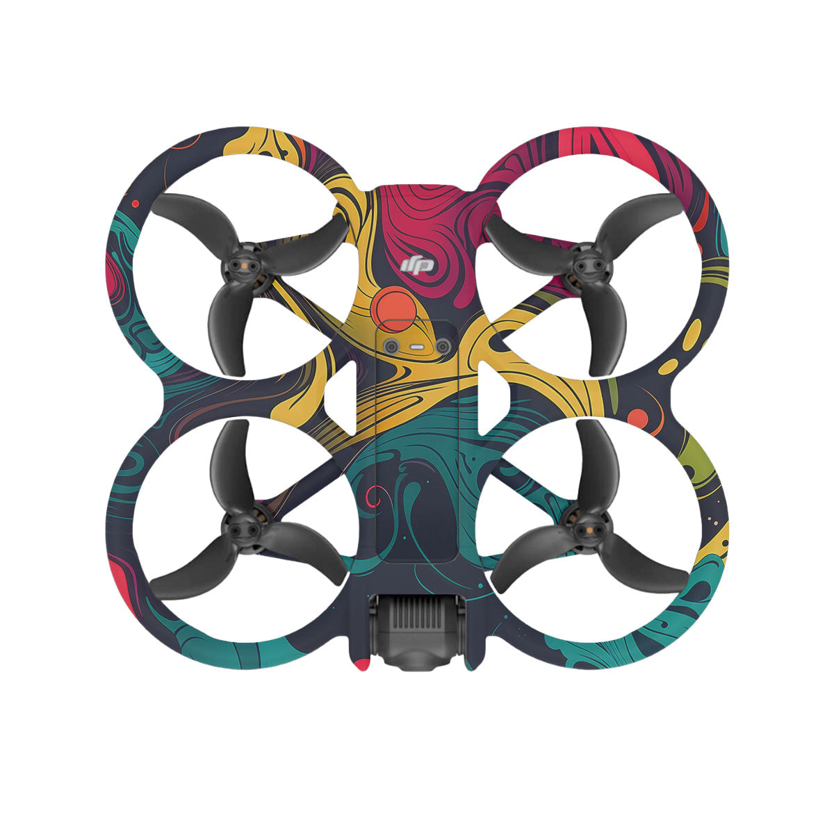 Psychedelic Color Swirl DJI Avata 2 Drone Skin