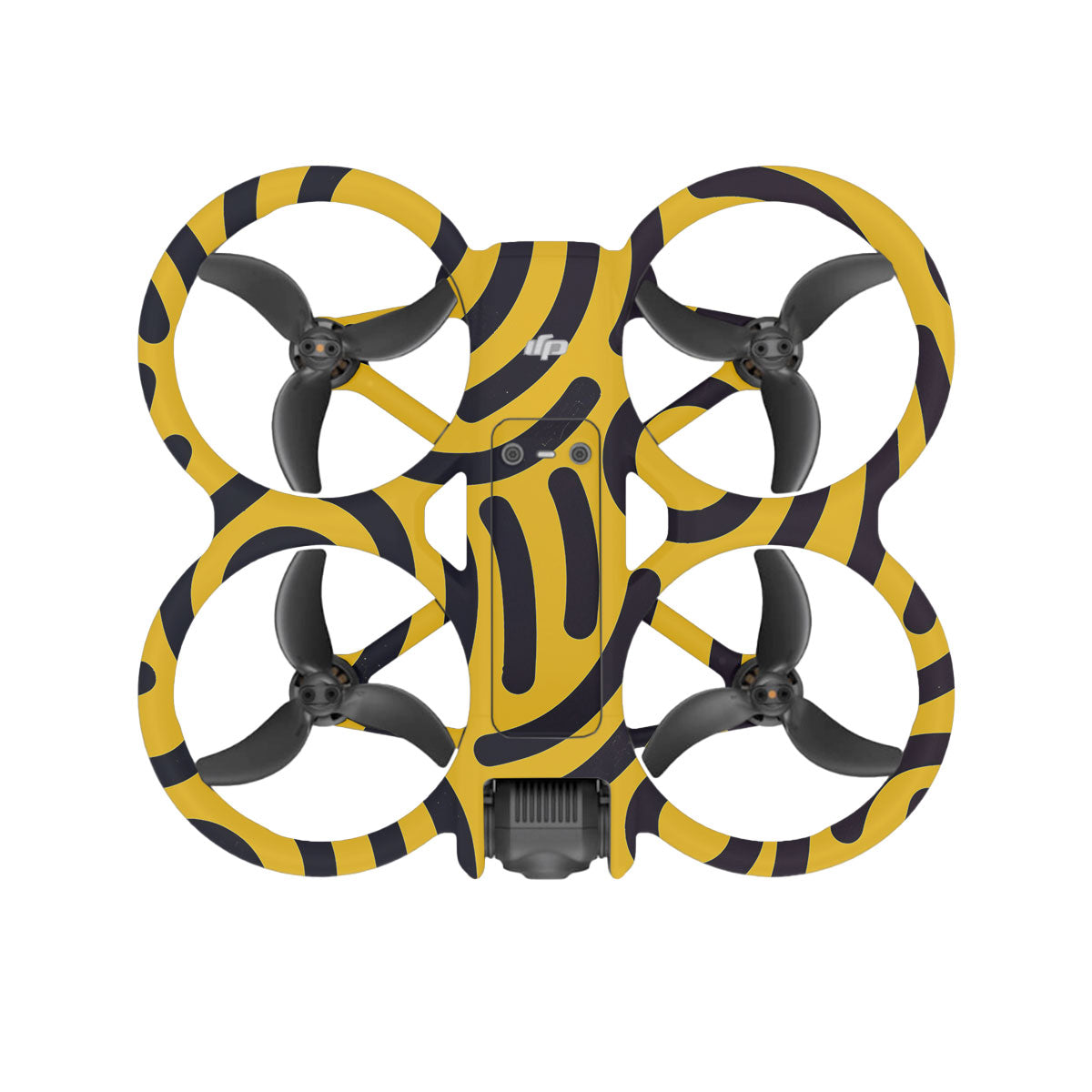 Minimal Yellow Wave DJI Avata 2 Drone Skin