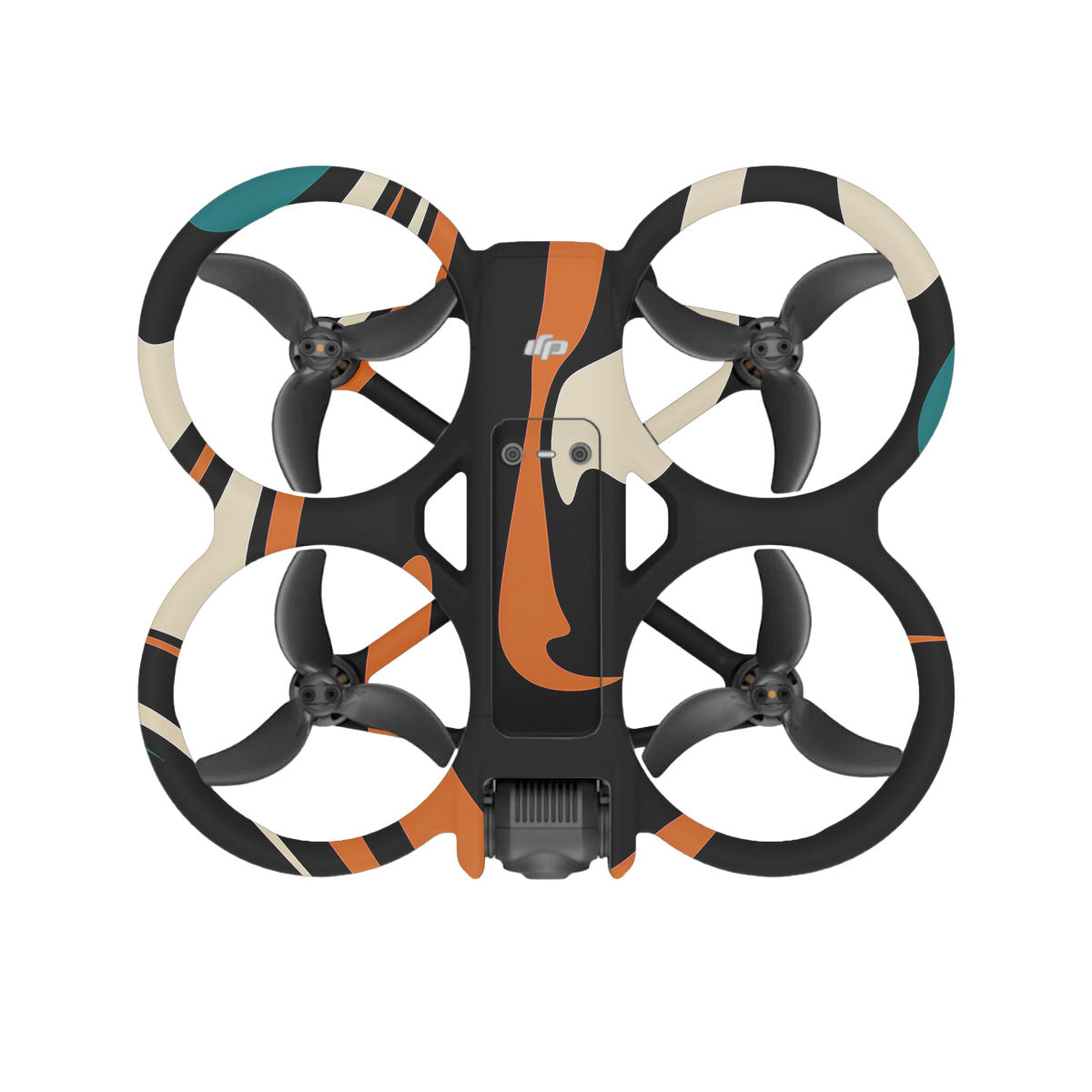 Mid-Century Abstract Swirl DJI Avata 2 Drone Skin