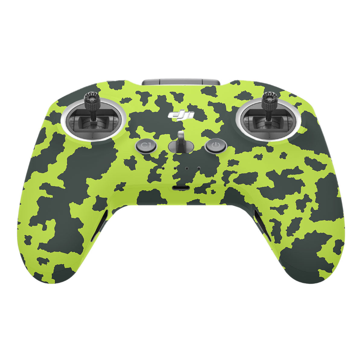 Neon Green Splatter DJI FPV Remote Controller Skin