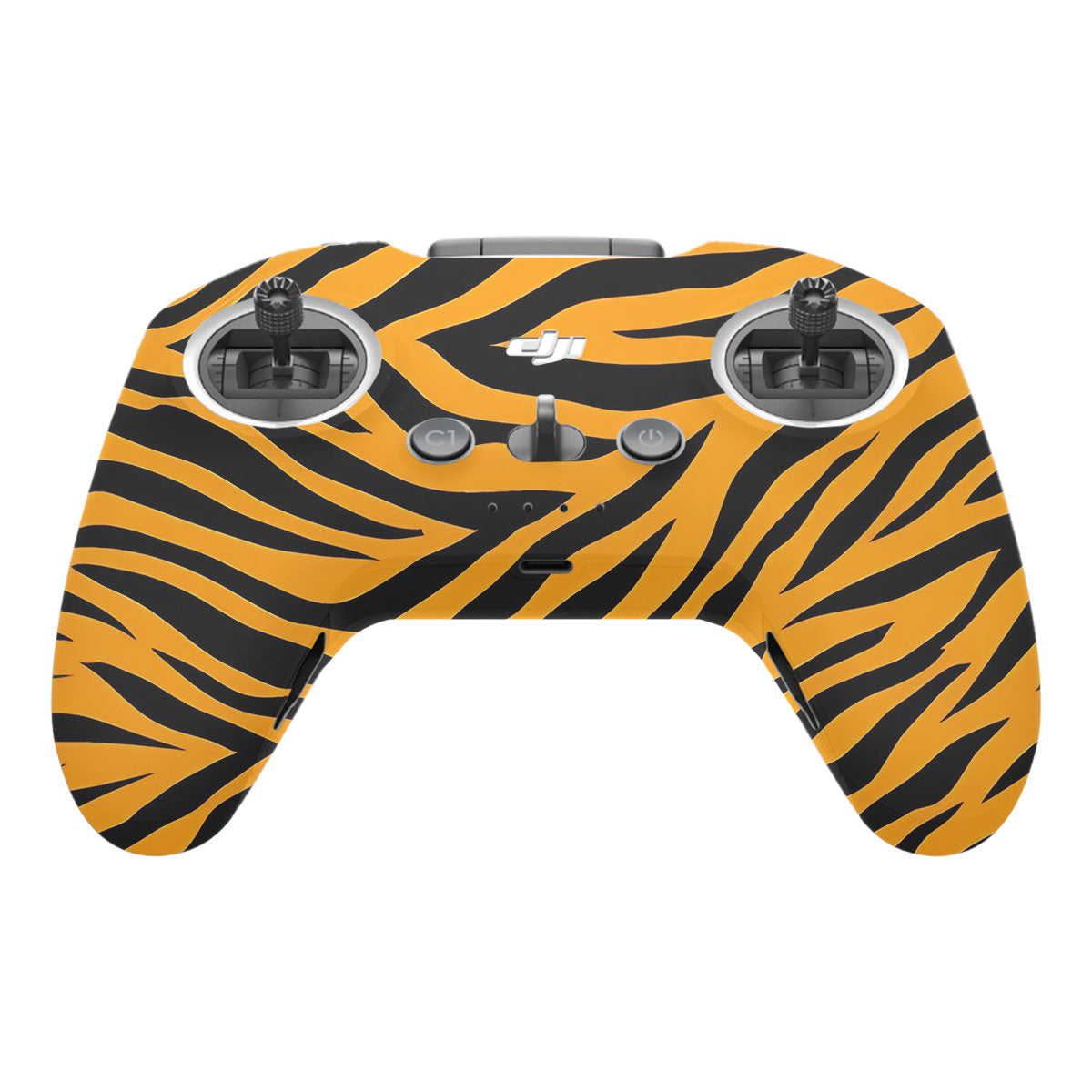 Zebra Gold Pattern DJI FPV Remote Controller Skin