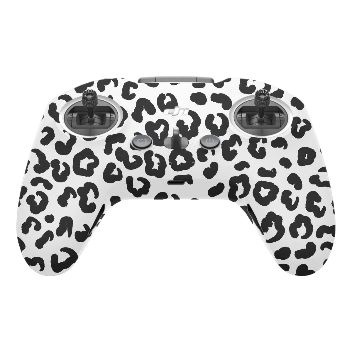 White Leopard DJI FPV Remote Controller Skin