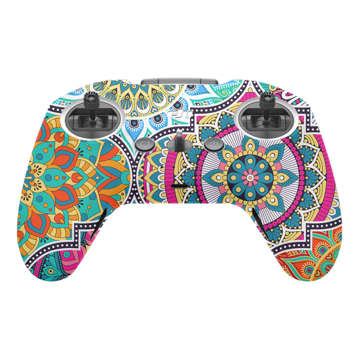 Boho Mandala Tile Pattern DJI FPV Remote Controller Skin