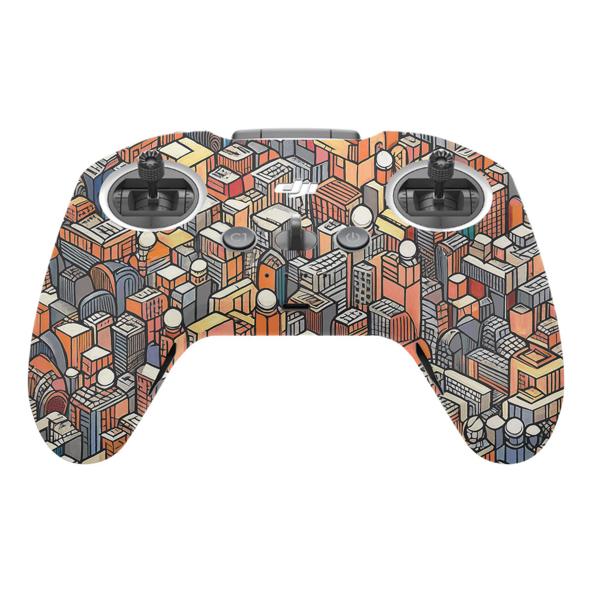 Isometric Cityscape DJI FPV Remote Controller Skin