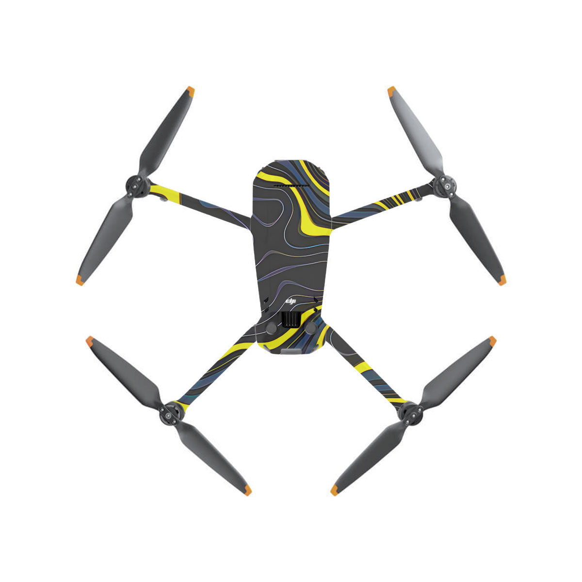 Neon Lava Contours DJI Mavic 3 Drone Skin