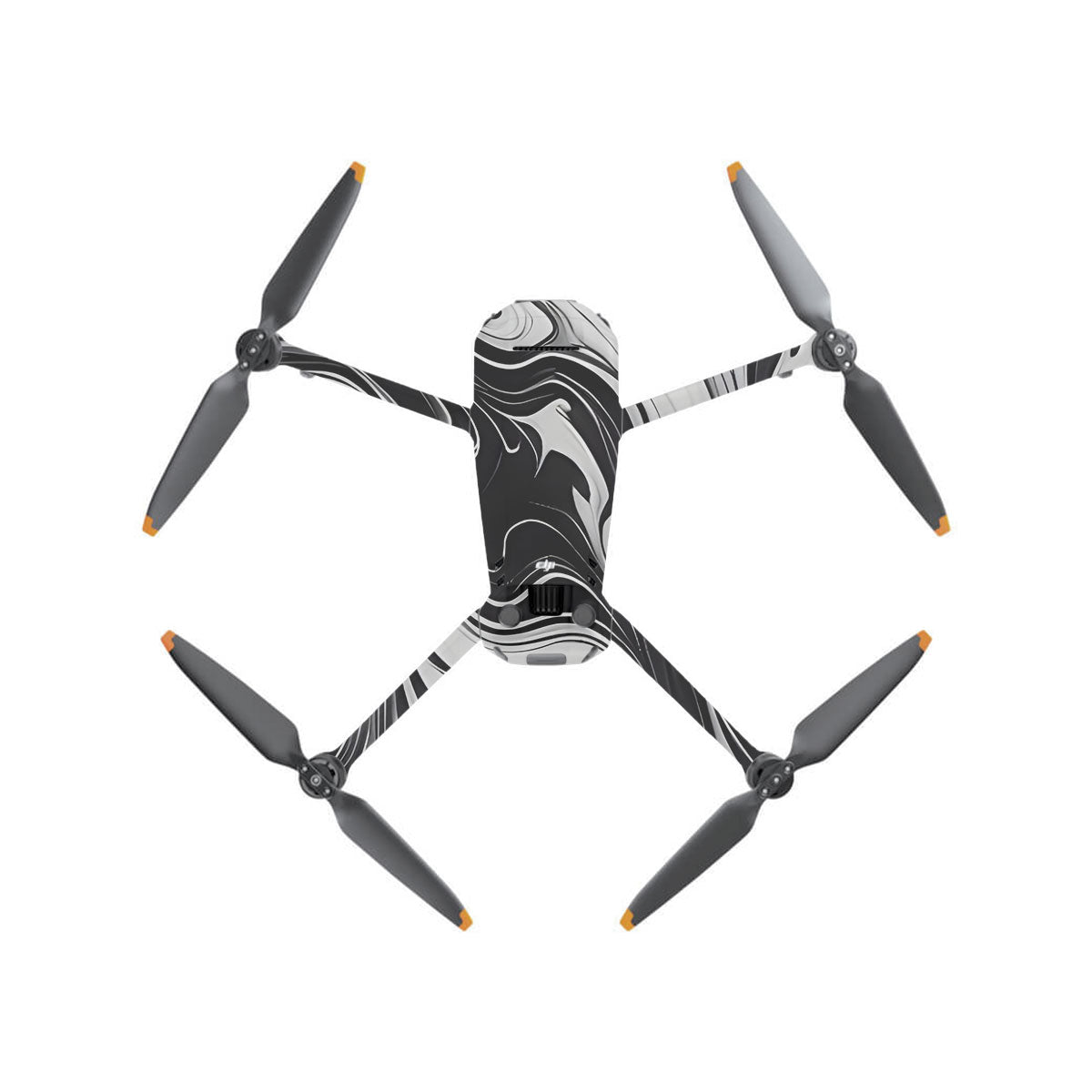 Black and White Marble DJI Mavic 3 Drone Skin