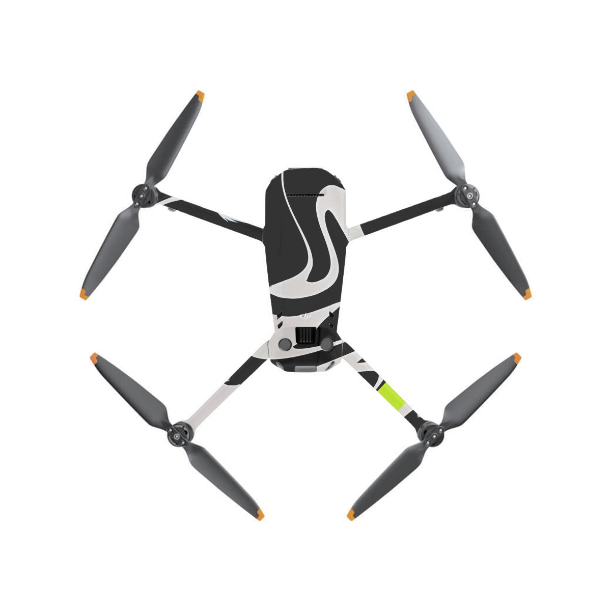 Neon Green and Black Pattern DJI Mavic 3 Drone Skin