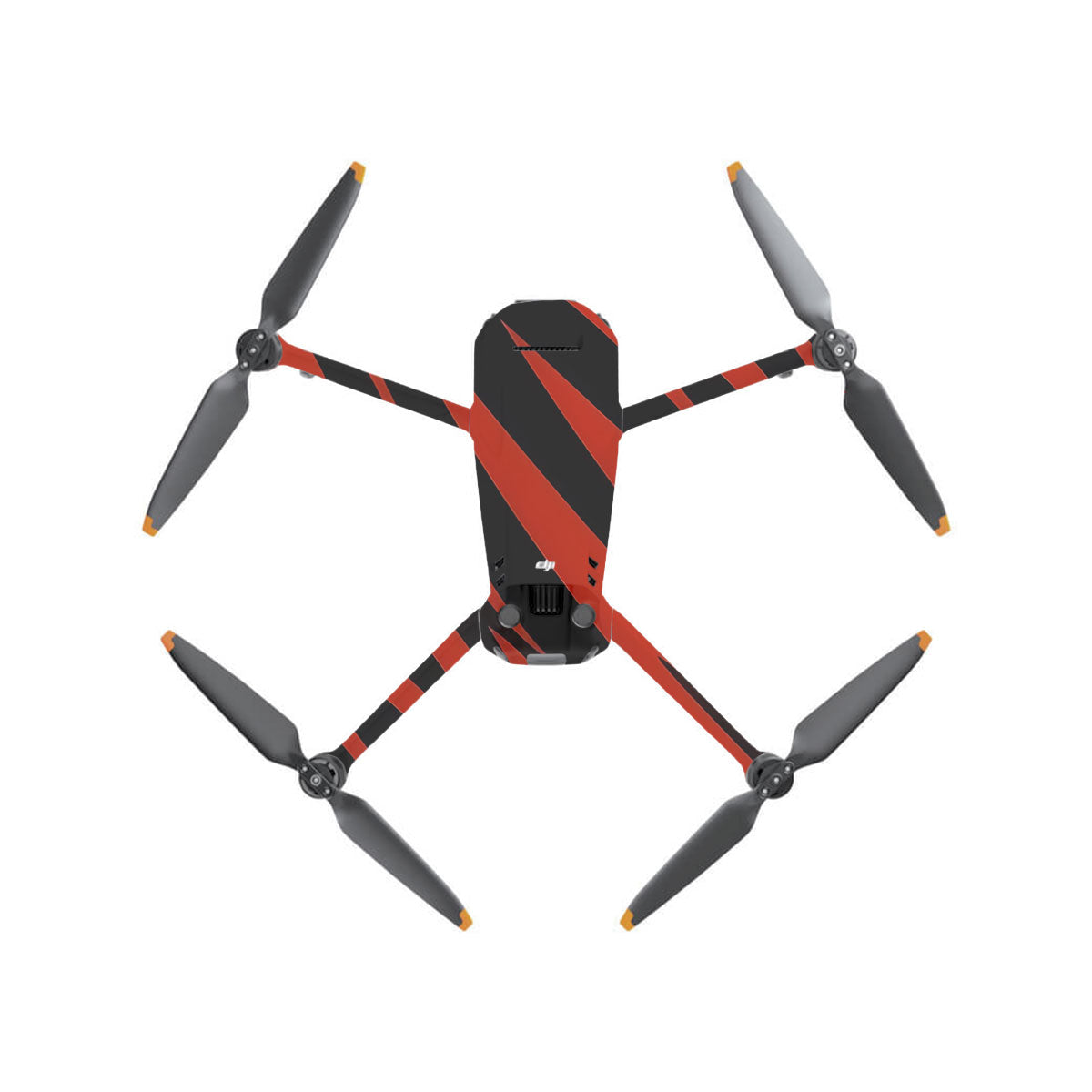 Red and Black Stripes DJI Mavic 3 Drone Skin
