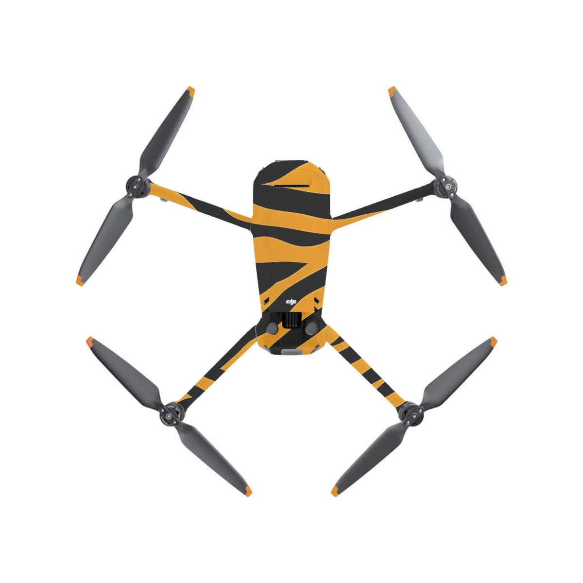 Zebra Gold Pattern DJI Mavic 3 Drone Skin