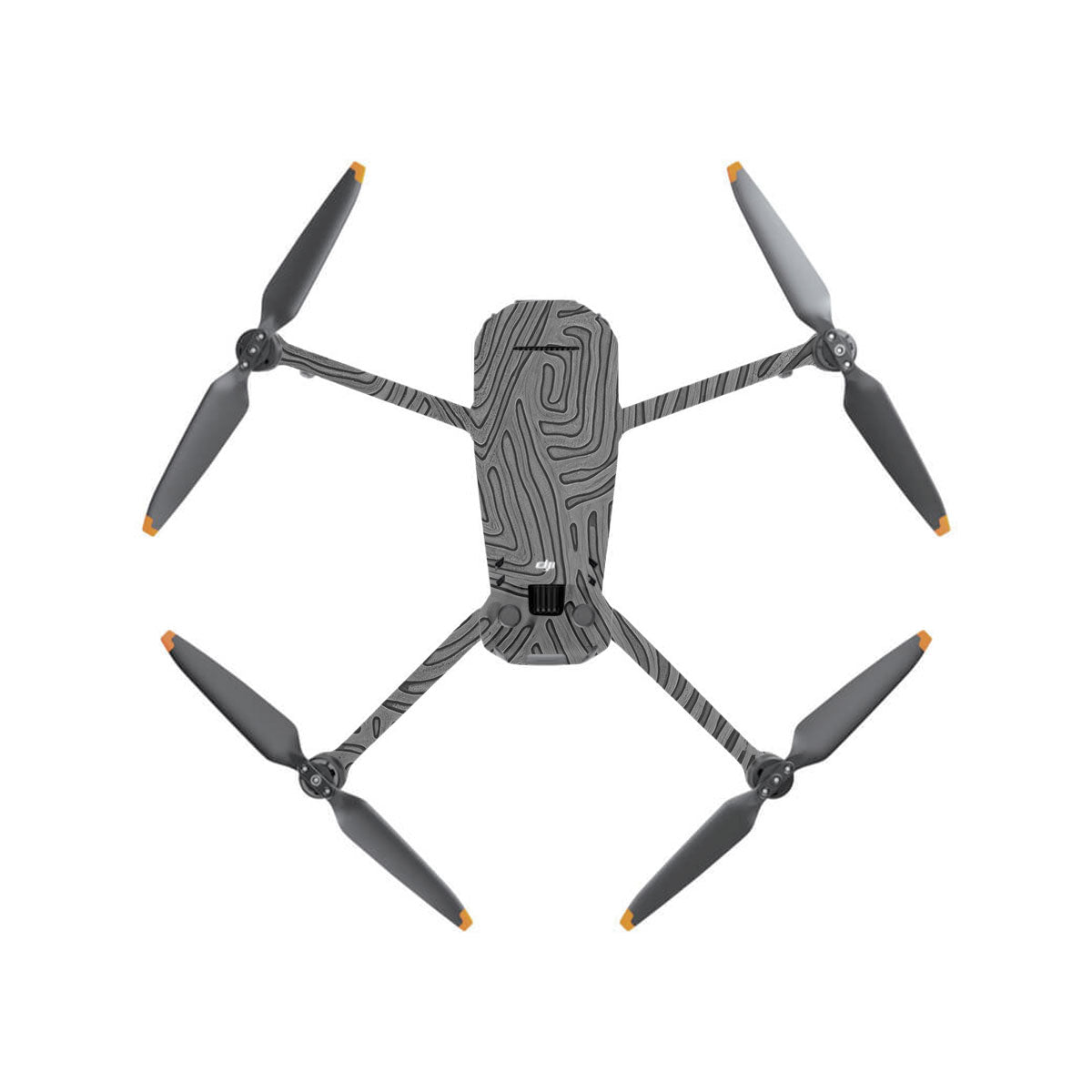 Monochrome Line Maze DJI Mavic 3 Drone Skin