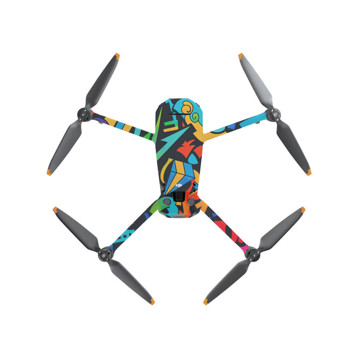 Colorful Urban Street Art Lettering DJI Mavic 3 Drone Skin