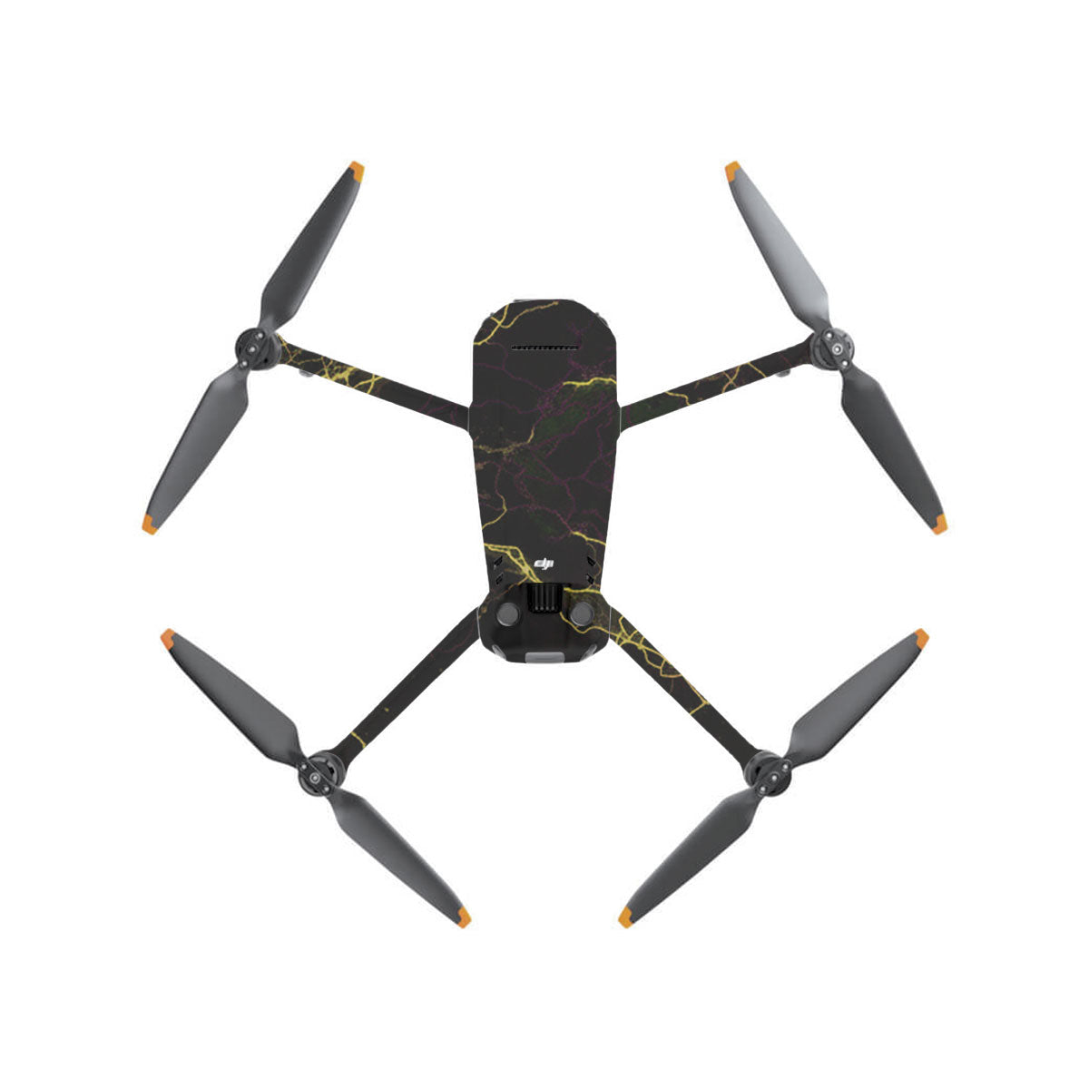Electric Gold Veins DJI Mavic 3 Drone Skin