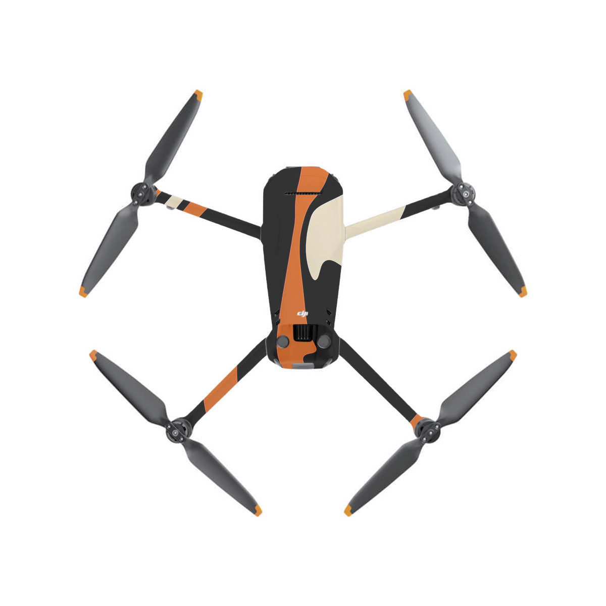 Mid-Century Abstract Swirl DJI Mavic 3 Drone Skin