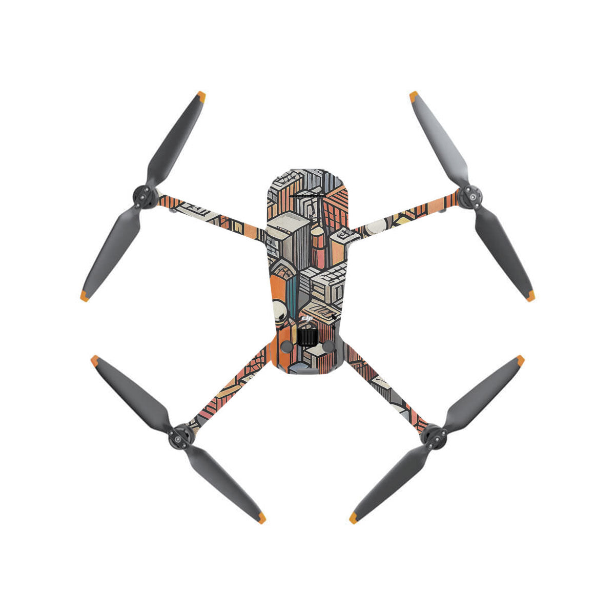 Isometric Cityscape DJI Mavic 3 Drone Skin