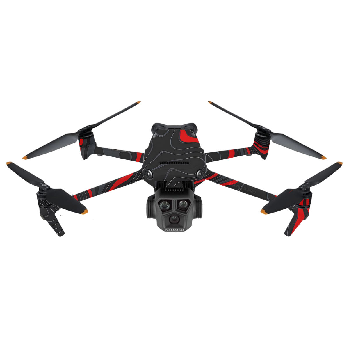 Crimson Waves DJI Mavic 3 Pro Drone Skin