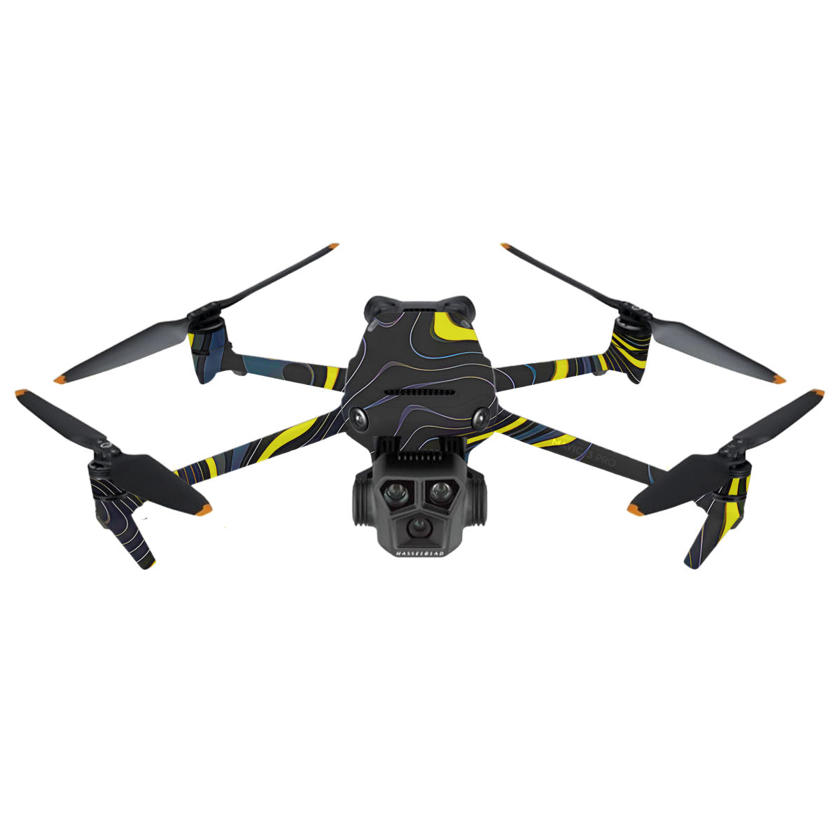 Neon Lava Contours DJI Mavic 3 Pro Drone Skin