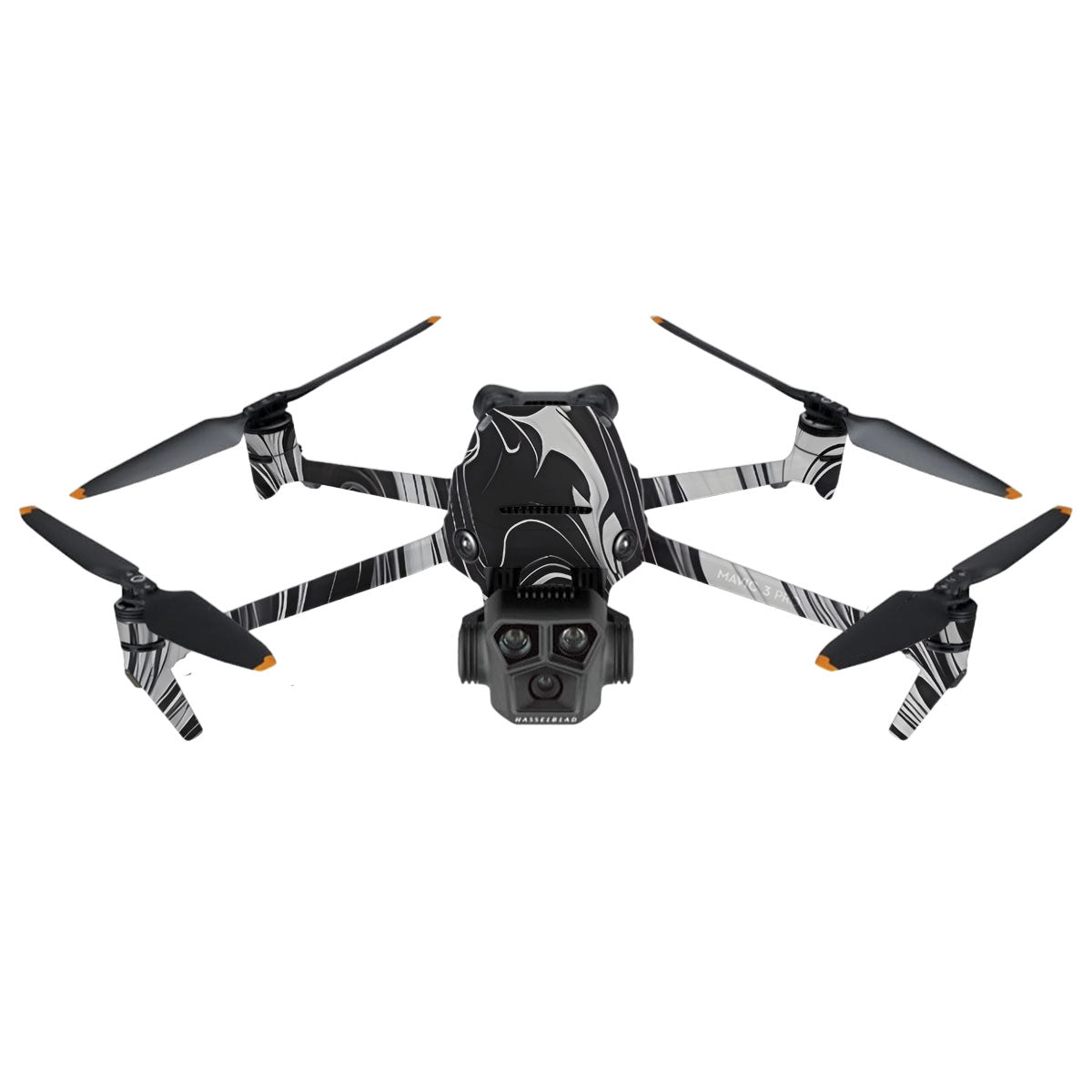 Black and White Marble DJI Mavic 3 Pro Drone Skin