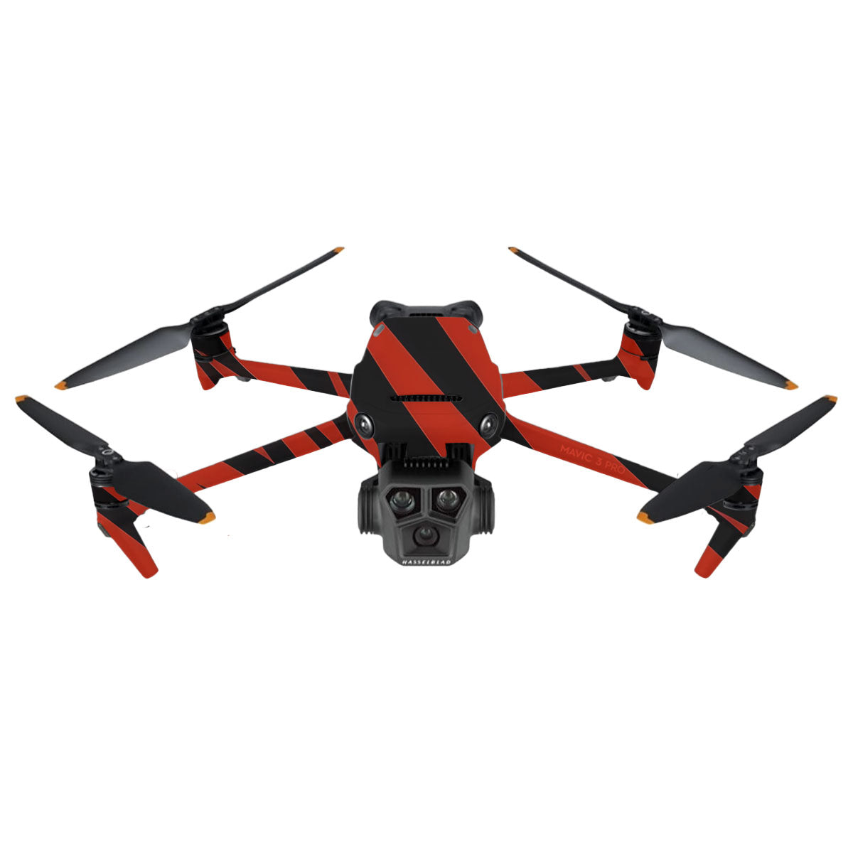 Red and Black Stripes DJI Mavic 3 Pro Drone Skin