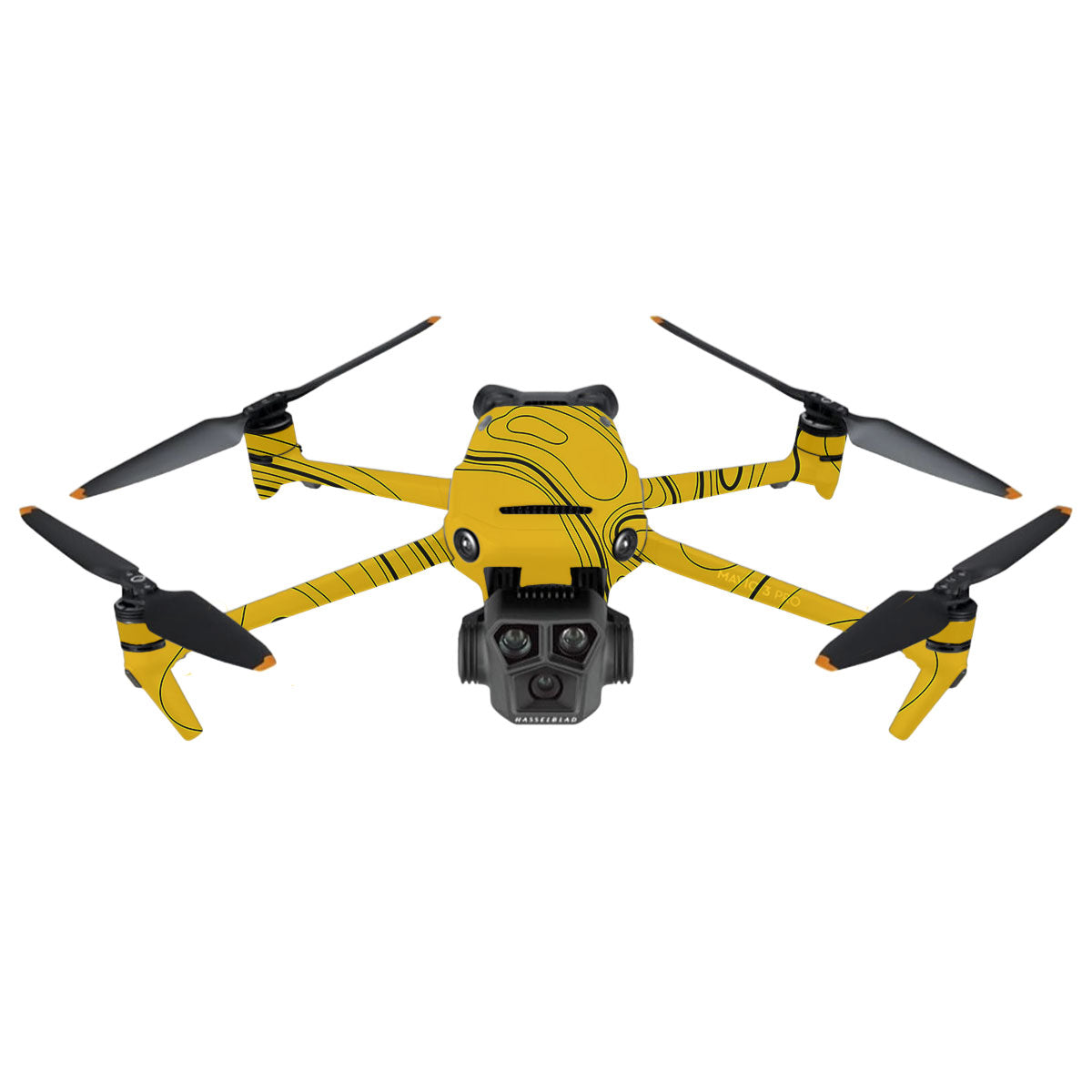 Topographic Map Pattern DJI Mavic 3 Pro Drone Skin