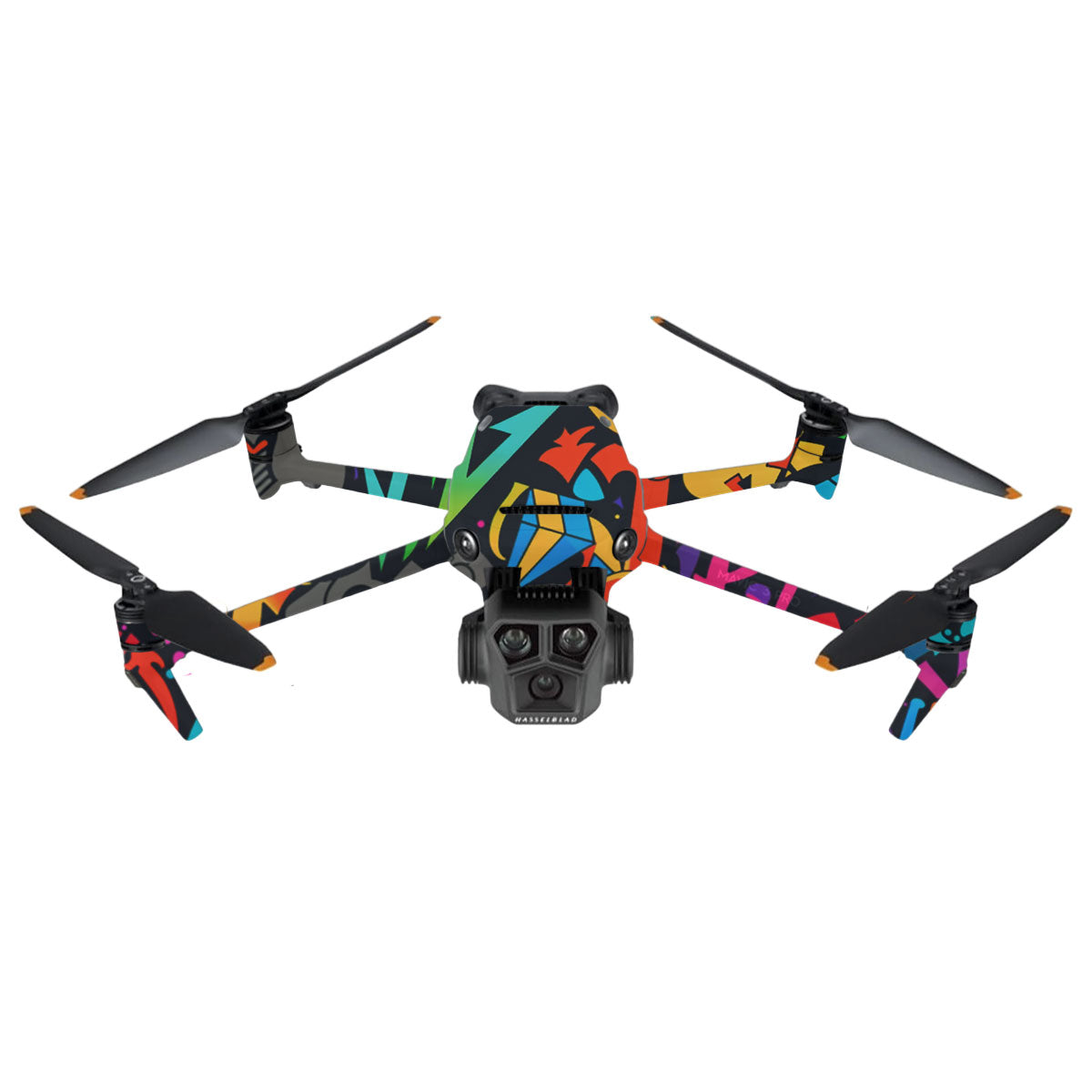 Colorful Urban Street Art Lettering DJI Mavic 3 Pro Drone Skin
