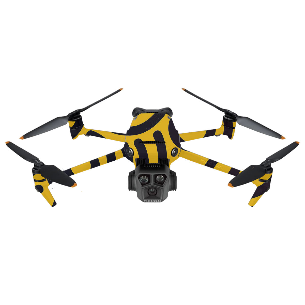 Minimal Yellow Wave DJI Mavic 3 Pro Drone Skin