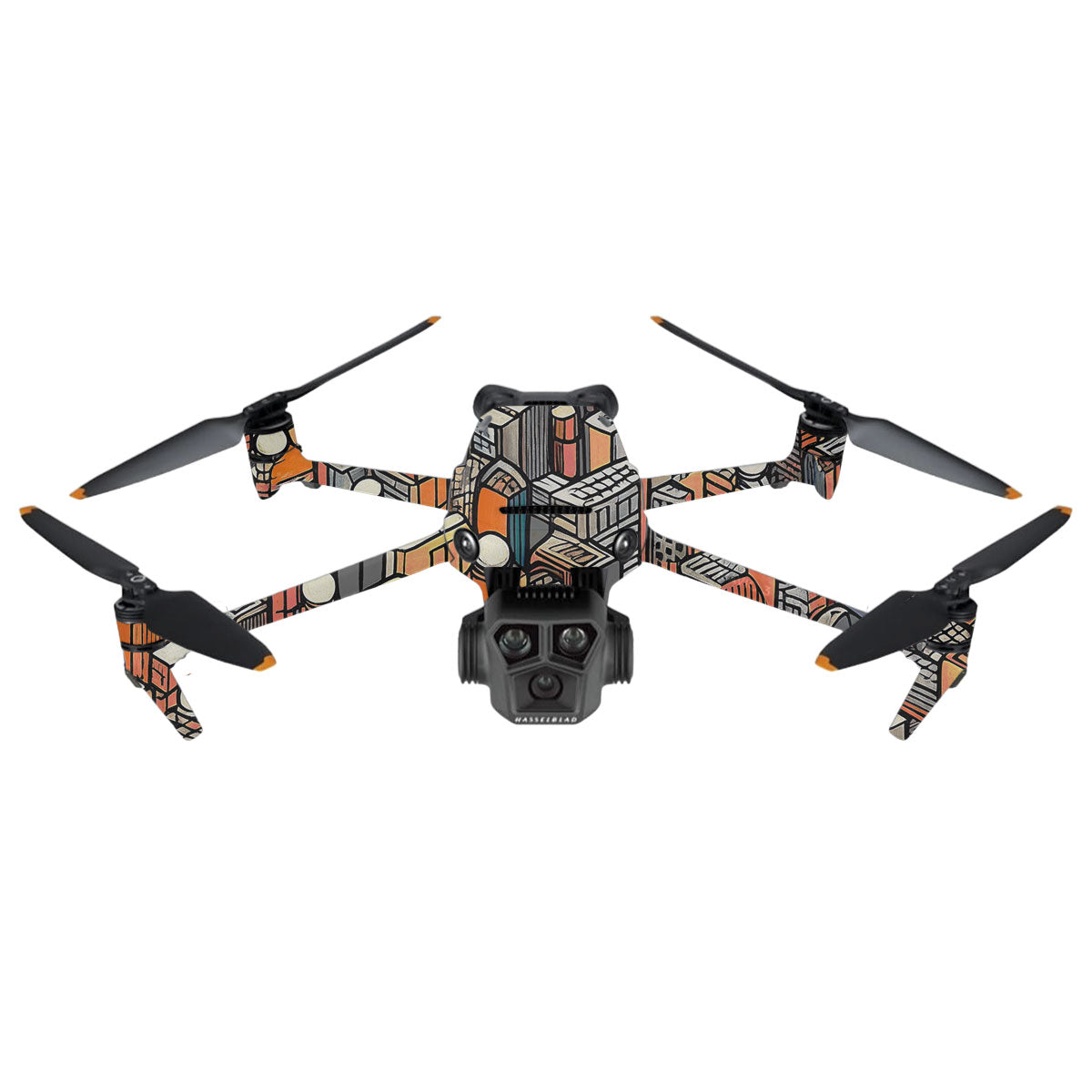 Isometric Cityscape DJI Mavic 3 Pro Drone Skin