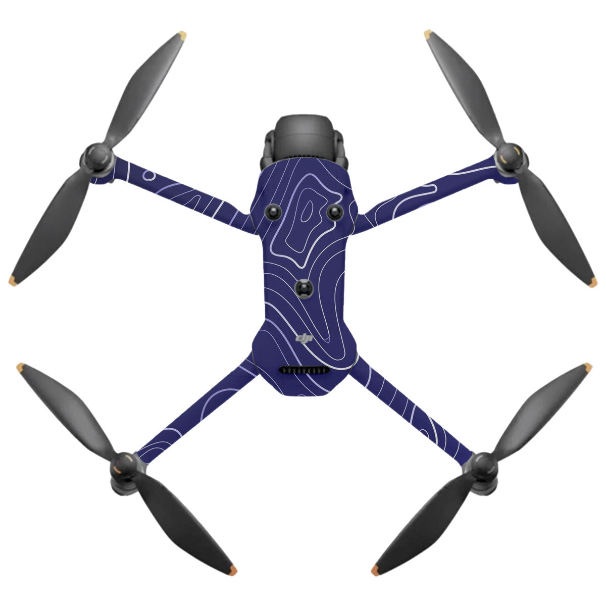 Deep Blue Contour DJI Mavic 4 Pro Drone Skin