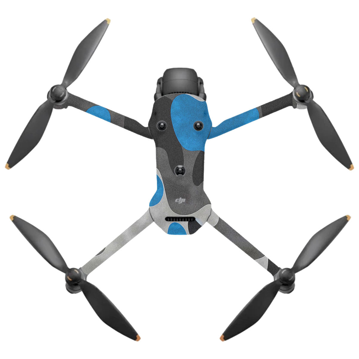Blue Grey Camo DJI Mavic 4 Pro Drone Skin