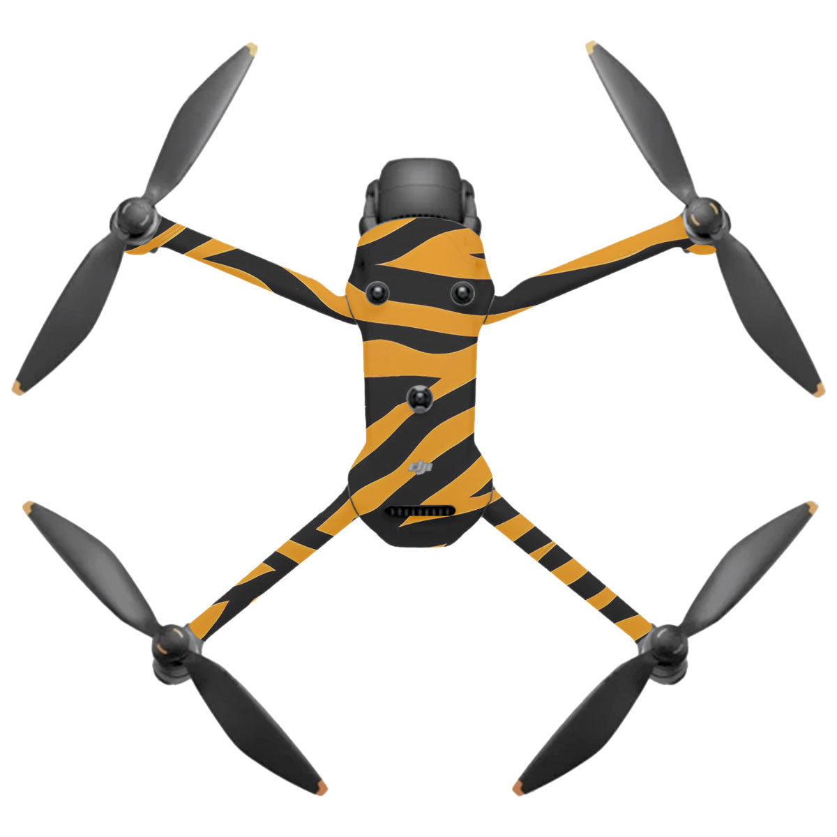 Zebra Gold Pattern DJI Mavic 4 Pro Drone Skin