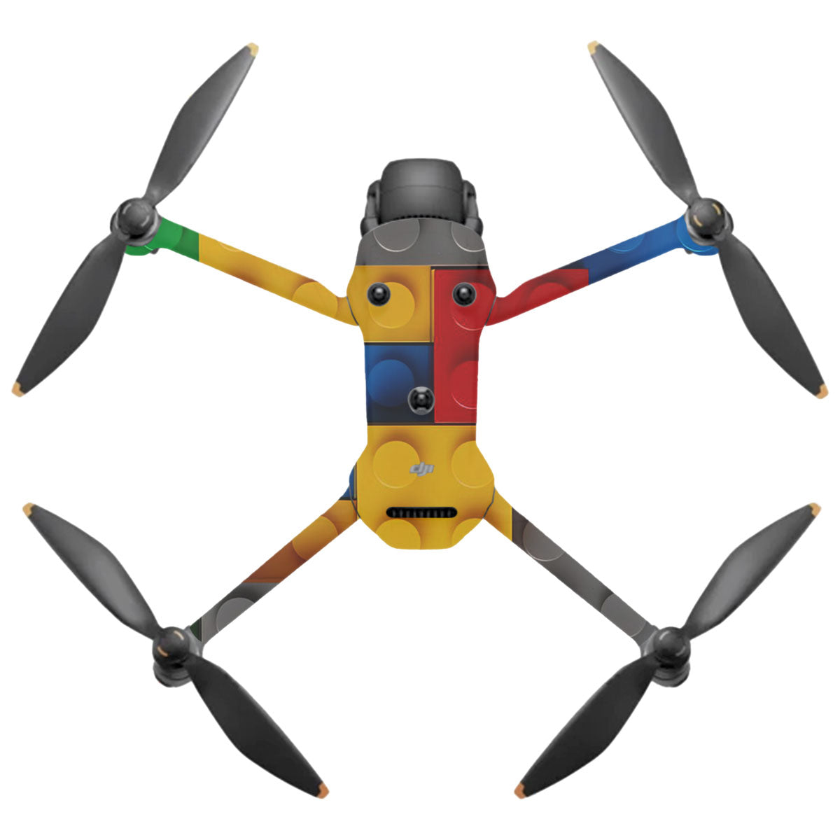 Colorful LEGO Brick Wall Pattern DJI Mavic 4 Pro Drone Skin