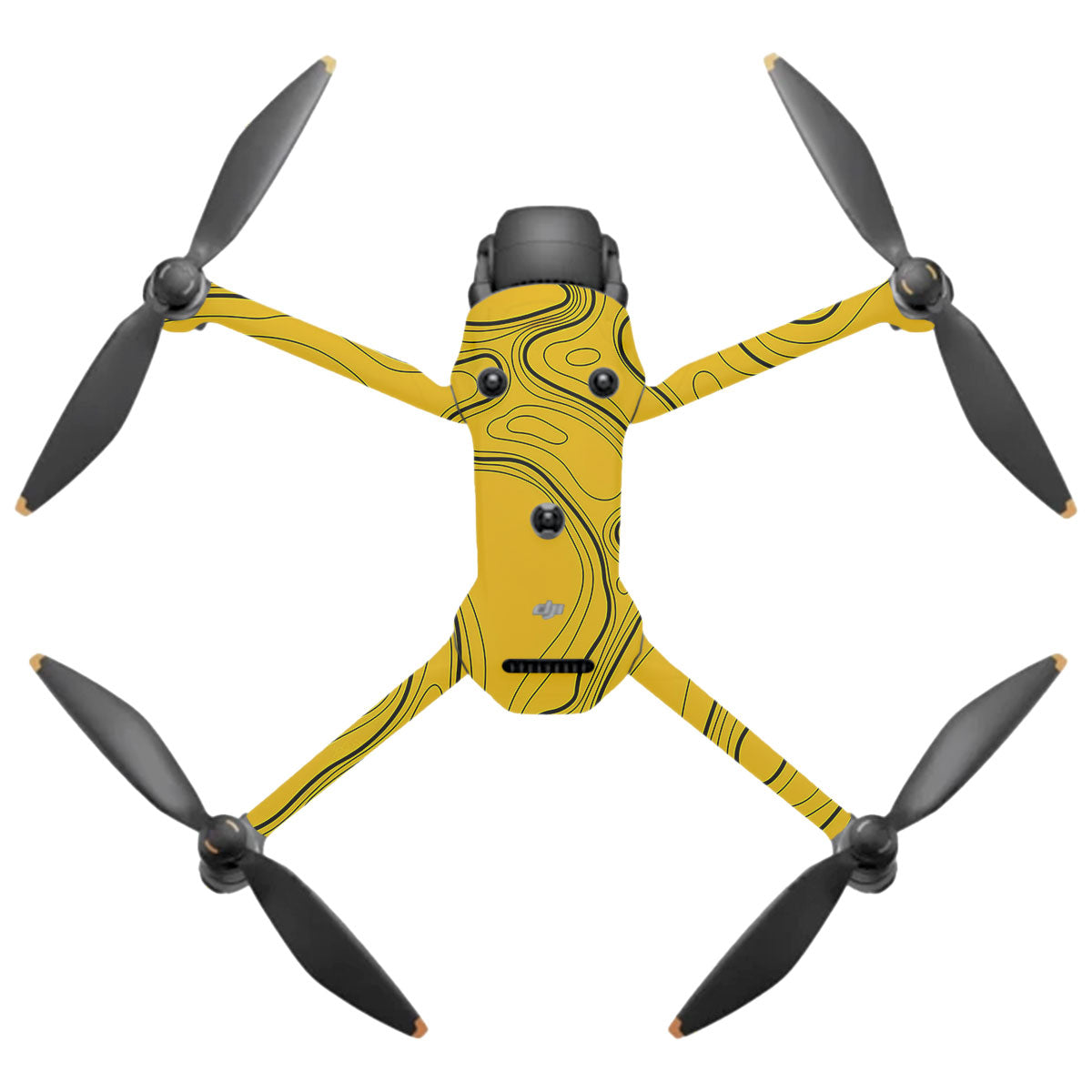 Topographic Map Pattern DJI Mavic 4 Pro Drone Skin