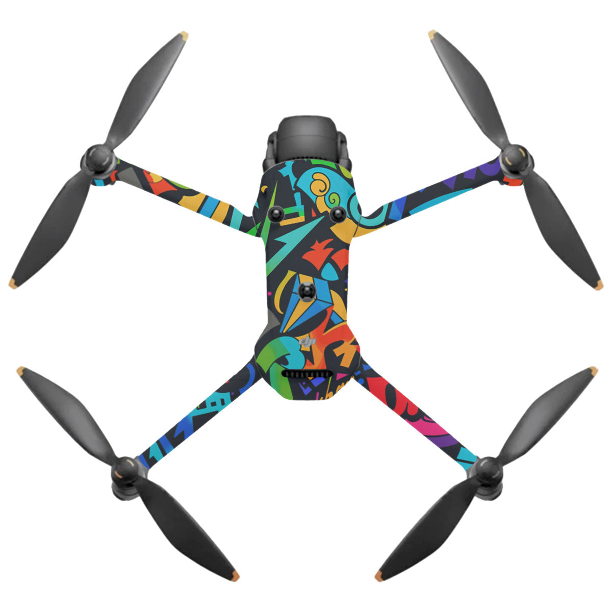 Colorful Urban Street Art Lettering DJI Mavic 4 Pro Drone Skin