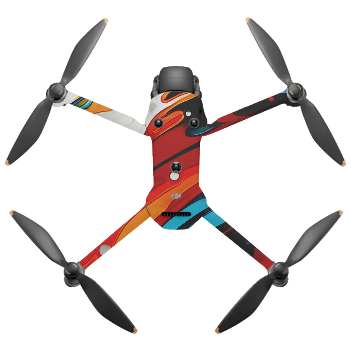Fire & Ice Flow DJI Mavic 4 Pro Drone Skin