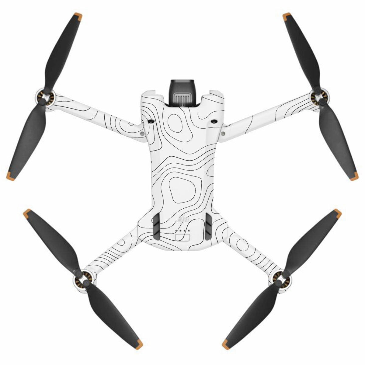 White Contour Design DJI Mini 3 Pro Drone Skin