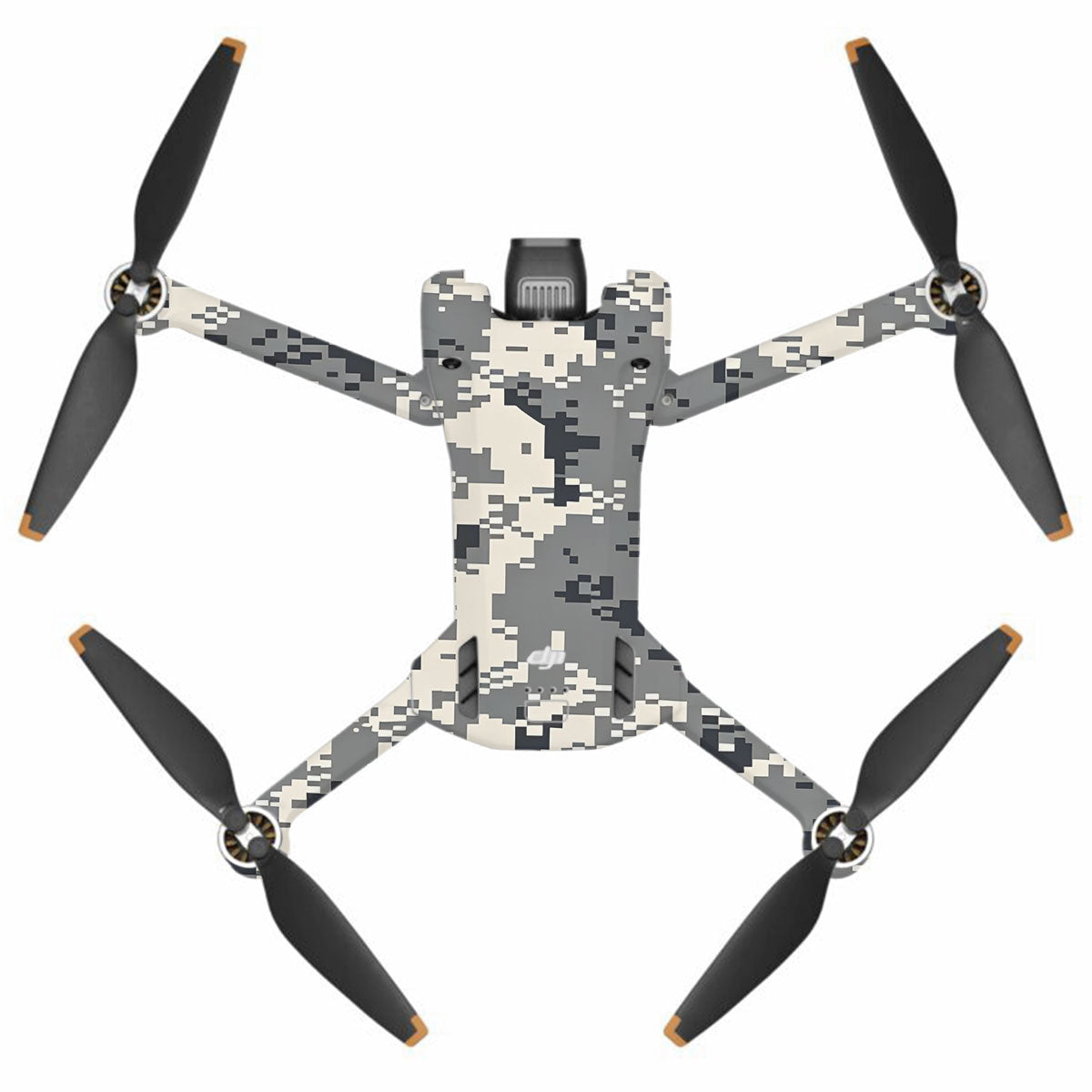 Grey Black Pixel DJI Mini 3 Pro Drone Skin