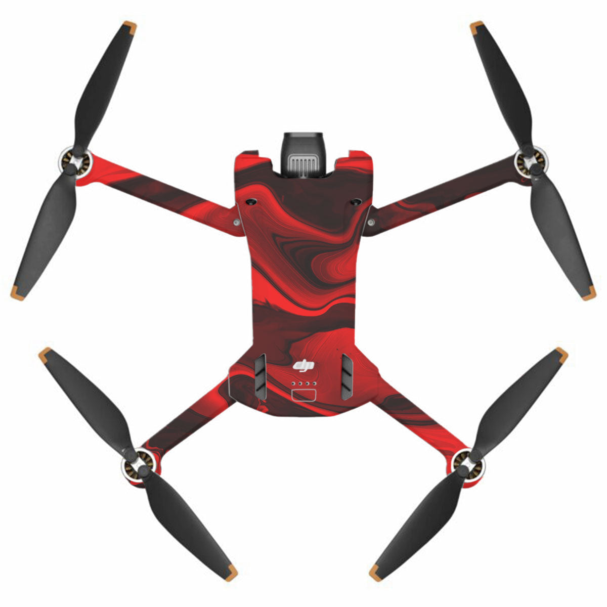 Red Lava Flow DJI Mini 3 Pro Drone Skin