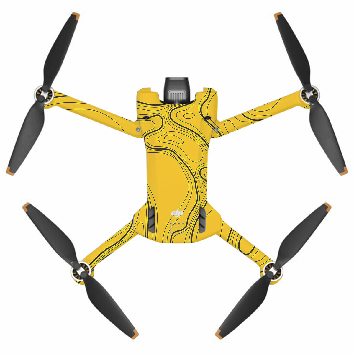 Topographic Map Pattern DJI Mini 3 Pro Drone Skin